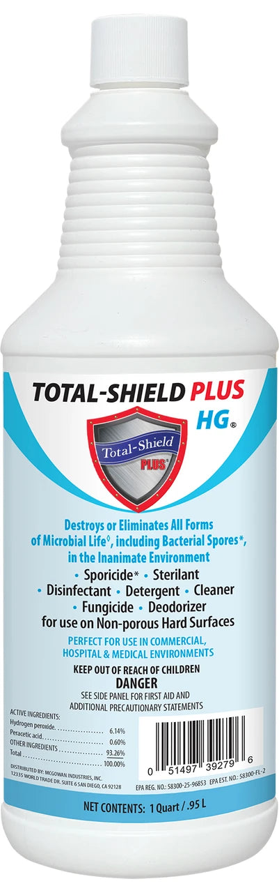 SOS Cleanroom Total-Shield Plus HG Sporicidal Disinfectant (Non-Sterile)