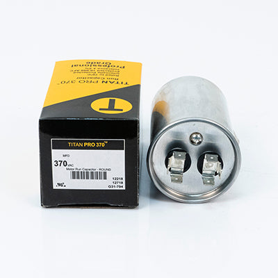 Packard TRC12.5 Titan Pro Run Capacitor 12.5 Mfd 370 Volt Round