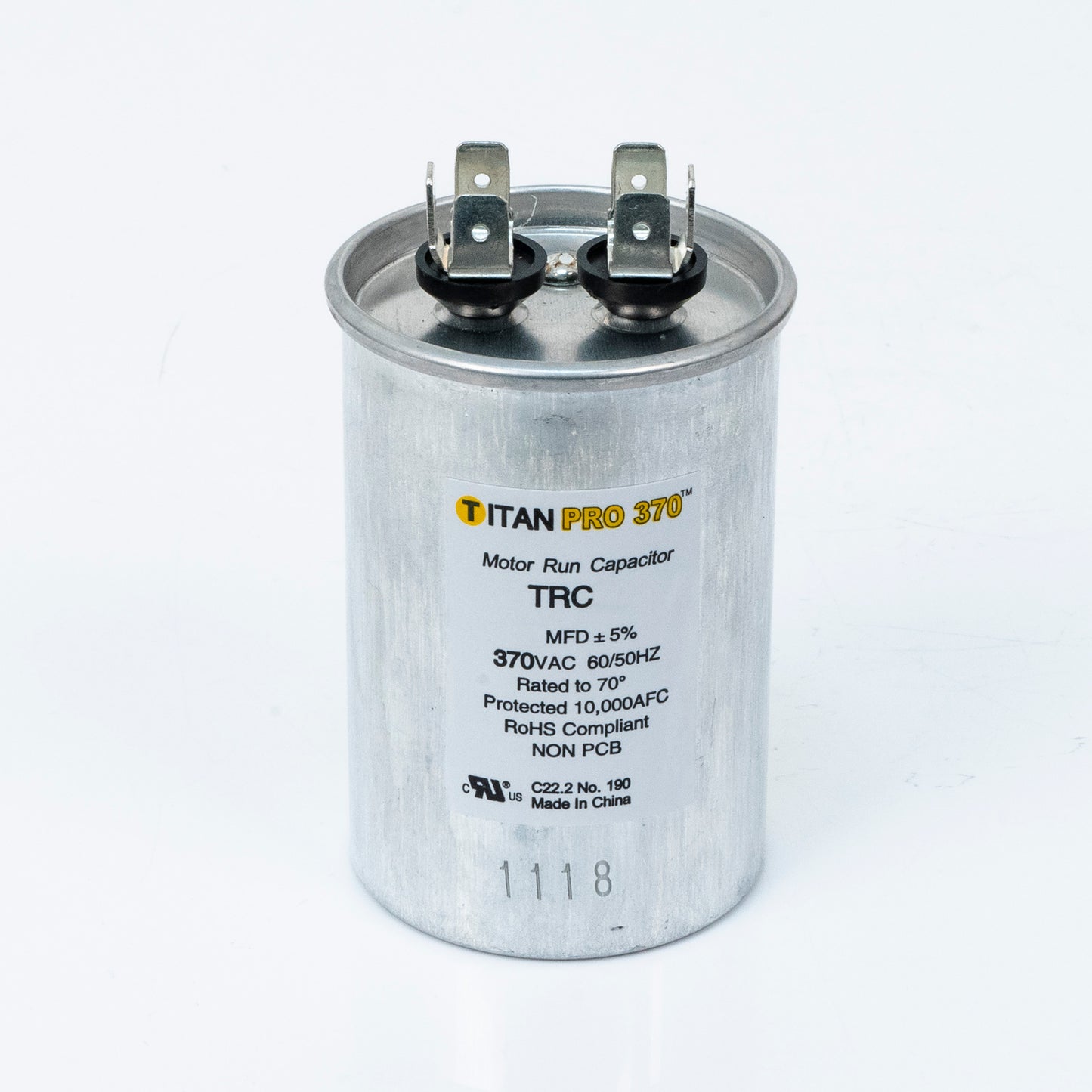 Packard TRC30 Titan Pro Run Capacitor 30 Mfd 370 Volt Round