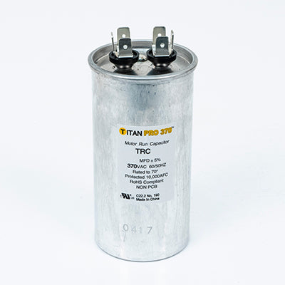 Packard TRC70 Titan Pro Run Capacitor 70 Mfd 370 Volt Round