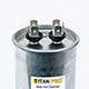 Packard TRCF45 Titan Pro Run Capacitor 45 Mfd 440/370 Volt Round