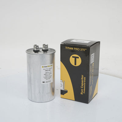 Packard TRC100 Titan Pro Run Capacitor 100 Mfd 370 Volt Round