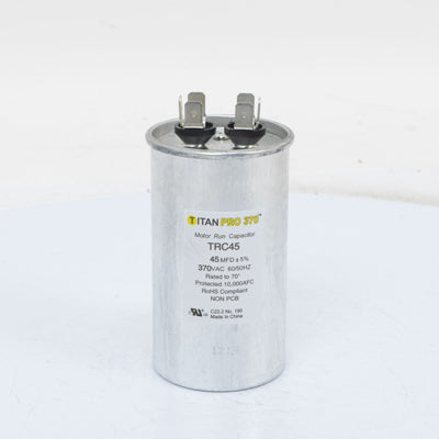 Packard TRC45 Titan Pro Run Capacitor 45 Mfd 370 Volt Round