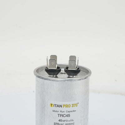 Packard TRC45 Titan Pro Run Capacitor 45 Mfd 370 Volt Round