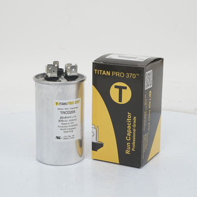 Packard TRCD205 Titan Pro Run Capacitor 20+5 Mfd 370 Volt Round