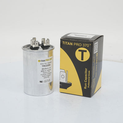 Packard TRCD253 Titan Pro Run Capacitor 25+3 Mfd 370 Volt Round