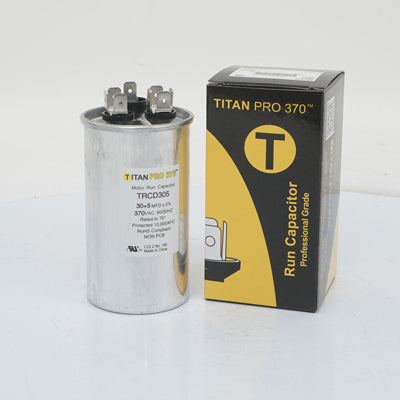 Packard TRCD305 Titan Pro Run Capacitor 30+5 Mfd 370 Volt Round