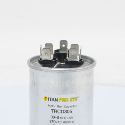 Packard TRCD305 Titan Pro Run Capacitor 30+5 Mfd 370 Volt Round