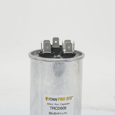 Packard TRCD505 Titan Pro Run Capacitor 50+5 Mfd 370 Volt Round