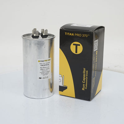 Packard TRCD7010 Titan Pro Run Capacitor 70+10 Mfd 370 Volt Round