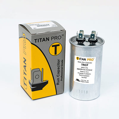 Packard TRCF35 Titan Pro Run Capacitor 35 Mfd 440/370 Volt Round