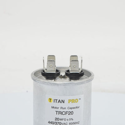 Packard TRCF20 Titan Pro Run Capacitor 20 Mfd 440/370 Volt Round