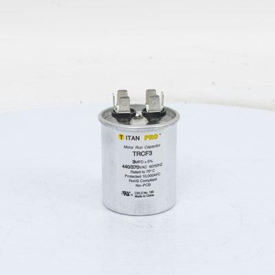 Packard TRCF3 Titan Pro Run Capacitor 3 Mfd 440/370 Volt Round