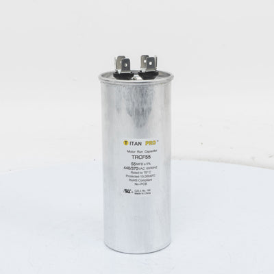 Packard TRCF55 Titan Pro Run Capacitor 55 Mfd 440/370 Volt Round