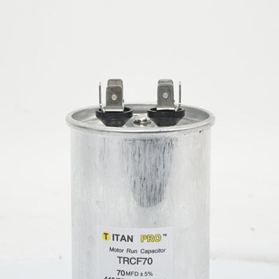 Packard TRCF70 Titan Pro Run Capacitor 70 Mfd 440/370 Volt Round