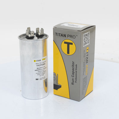 Packard TRCFD303 Titan Pro Run Capacitor 30+3 Mfd 440/370 Volt Round