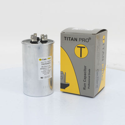 Packard TRCFD4510 Titan Pro Run Capacitor 45+10 Mfd 440/370 Volt Round