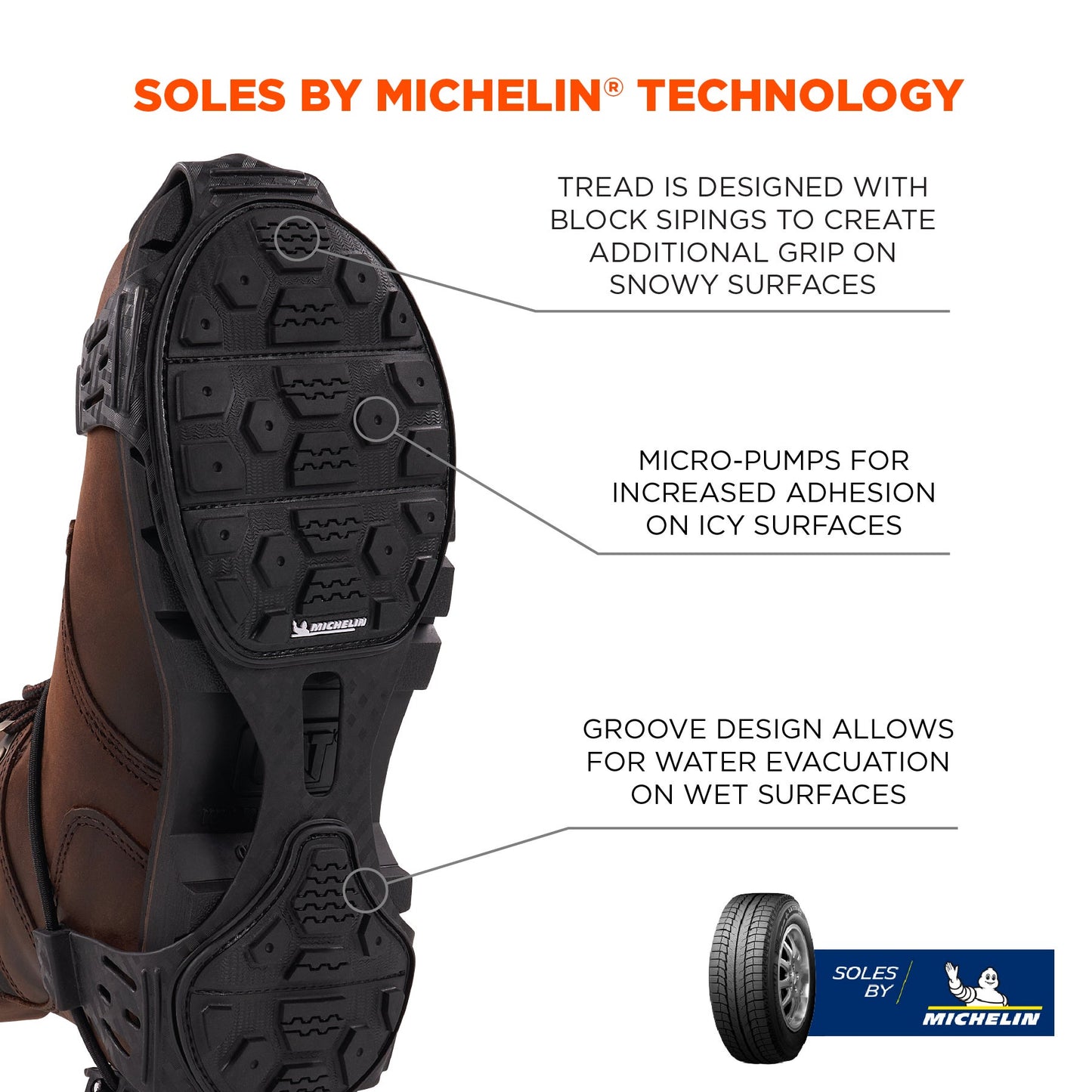 Ergodyne 16922 TREX 6325 Spikeless Traction Devices - Winter Conditions