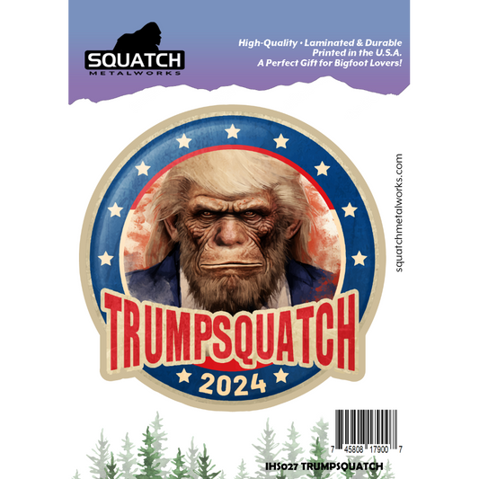 Paradise Clay IHS027 Trump Squatch - Vinyl Sticker (10 pack)
