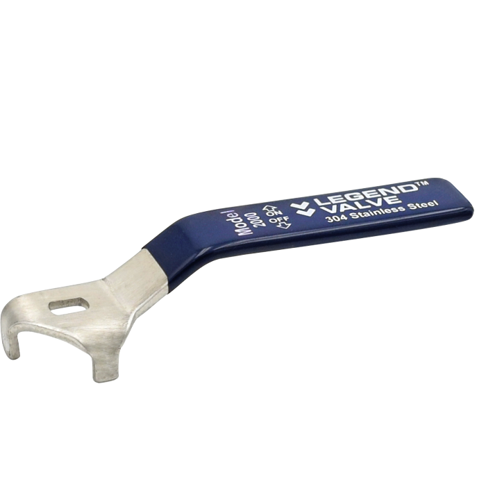 Legend Valves 101-982 One-size Stainless Steel Lever Handle and Nut for T/S-1002 Ball Valves