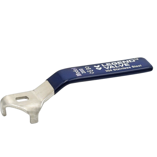 Legend Valves 101-984 One-size Stainless Steel Lever Handle and Nut for T/S-1002 Ball Valves