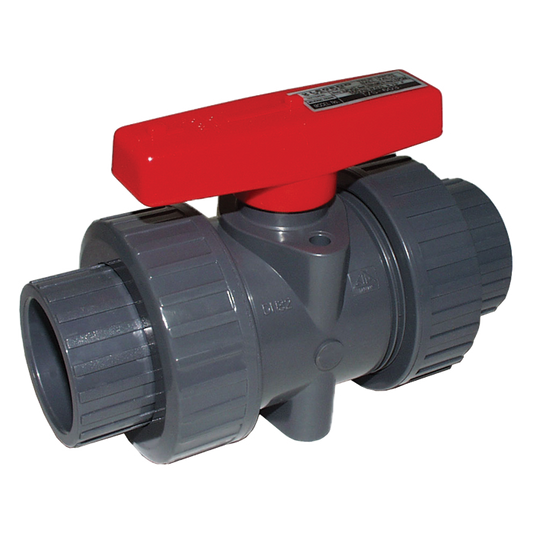 Legend Valves 201-185 1" UPVC True Union Ball Valve with Viton O-Rings