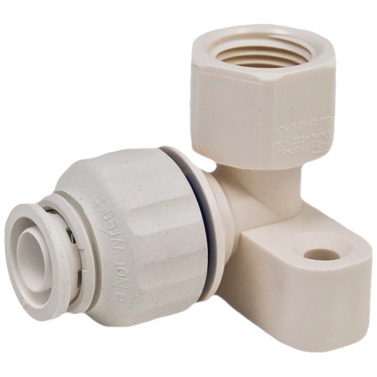 Legend Valves 465-002 1/2" Turn-n-Loc Push Drop Ear Elbow