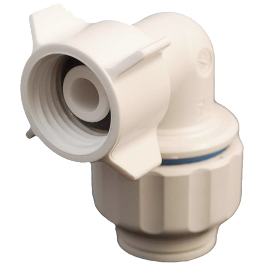 Legend Valves 465-025 1/2" Turn-n-Loc Swivel Elbow with Brass Nut