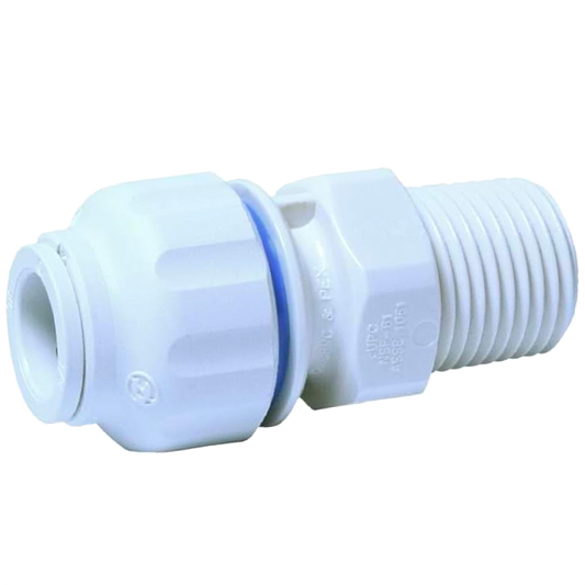 Legend Valves 465-013 3/8" x 1/2" Turn-n-Loc MNPT Reducing Adapter