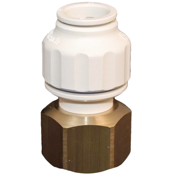 Legend Valves 465-035 1/2" Turn-n-Loc FNPT Swivel Coupling with Brass Nut