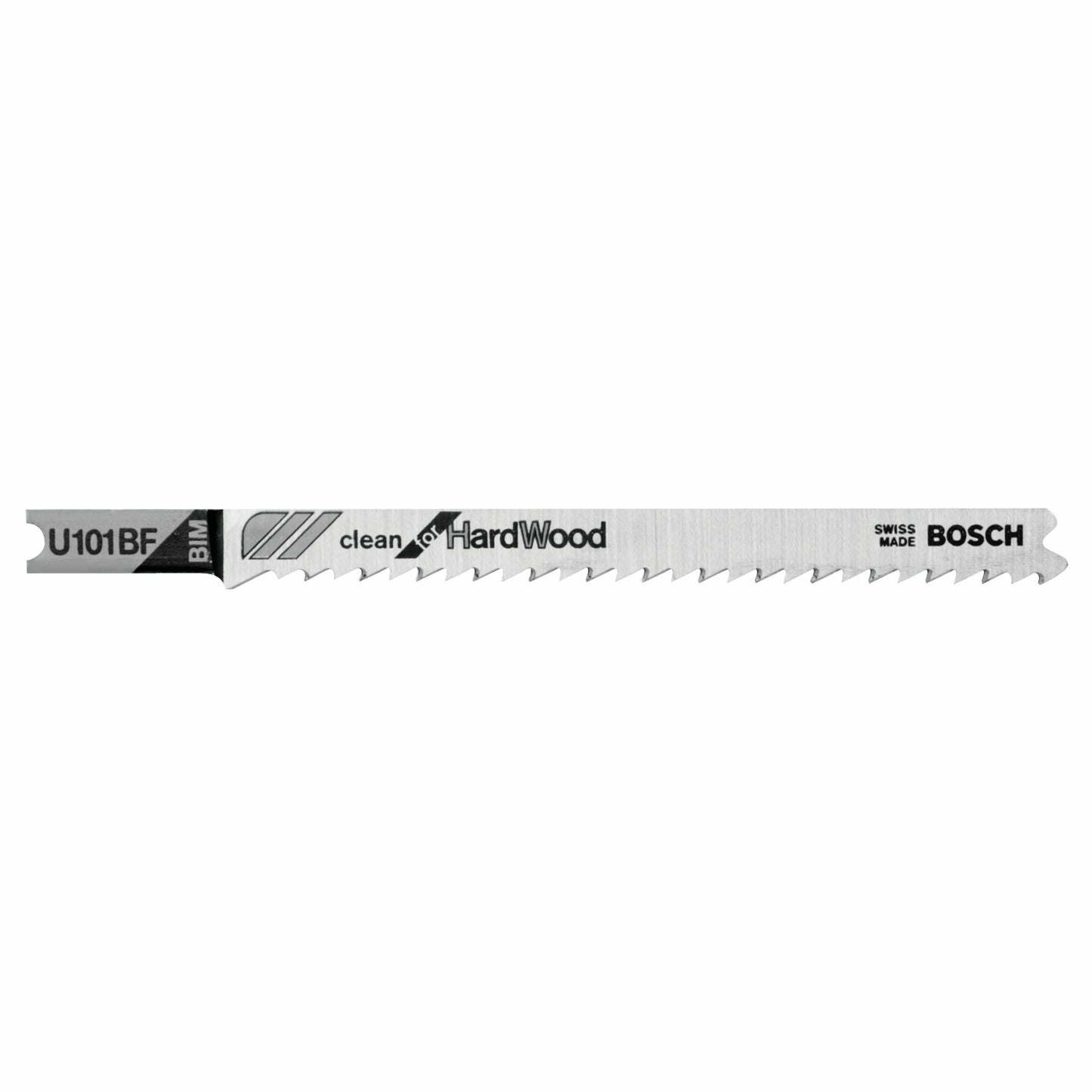 Bosch U101BF 4", 10Tpi, Bi-Metal Universal Shank Jigsaw Blade (5 Pk)