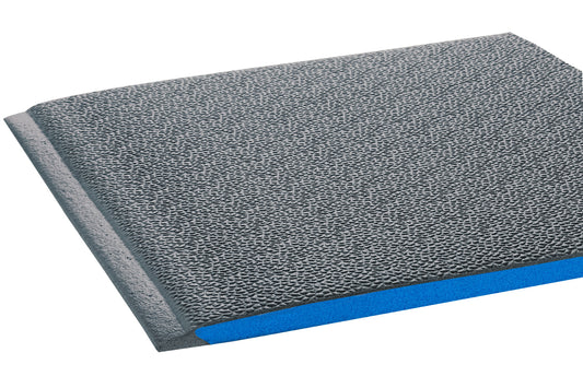 Crown Matting WB Z035GP Wear-Bond Comfort-King Pebble-Surface 3'x5' Gray Anti-Fatigue Dry Area Mat