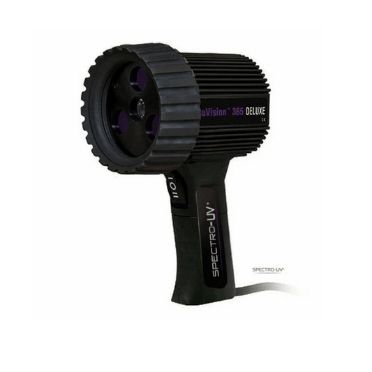 Spectro-UV UV-365SBLC/20/FB uVision™ 365 Deluxe Series LED 365nm Ultraviolet (UV-A) Blacklight Lamp Kit with UV-A Pass Filters United Kingdom (Type G) 20 Foot Cord Set