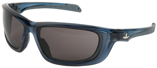 MCR Safety UD122PF USS Defense Dark Blue Frame, Gray MAX6 (1PR)