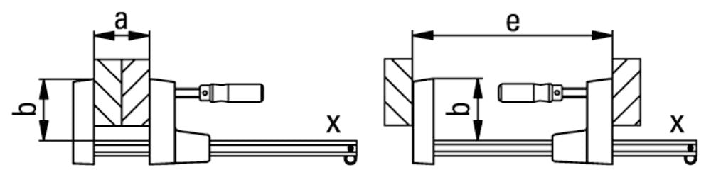 Bessey UK3.006 UniKlamp case clamp