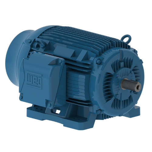 Weg Motors 11616142 W22 NEMA Premium Efficiency 150 HP 2P 444/5TS 3Ph 575 V 60 Hz IC411 - TEFC - Foot-mounted-15036ET3H445TS-W22