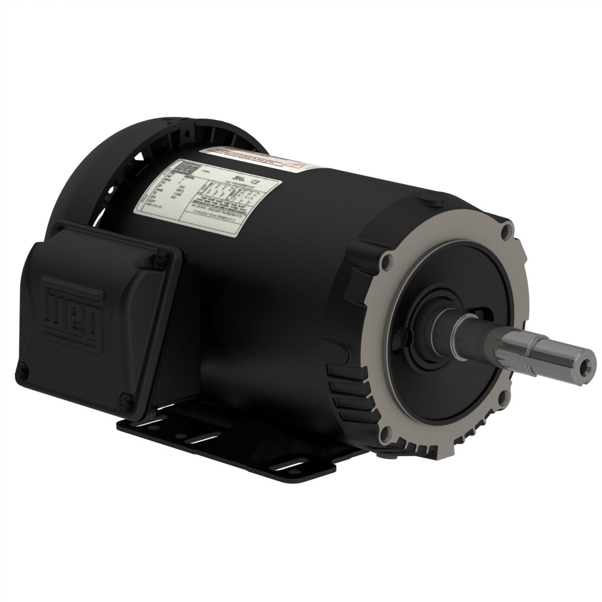 Weg Motors 14391672 Rolled Steel JM Pump NEMA Premium Efficiency 1.5 HP 2P 143/5JM 3Ph 575 V 60 Hz IC411 - TEFC - Foot-mounted-Â 00156ET3H143JM-SG