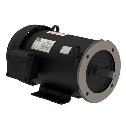 Weg Motors 13163344 Rolled Steel NEMA Premium Efficiency 3 HP 4P 182/4TC 3Ph 230/460//190-220/380-415 V 60 Hz IC411 - TEFC - Foot-mounted-00318ET3E182TC-SG