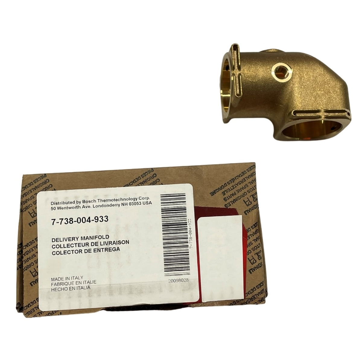Bosch 7738004933 Boiler Supply Manifold