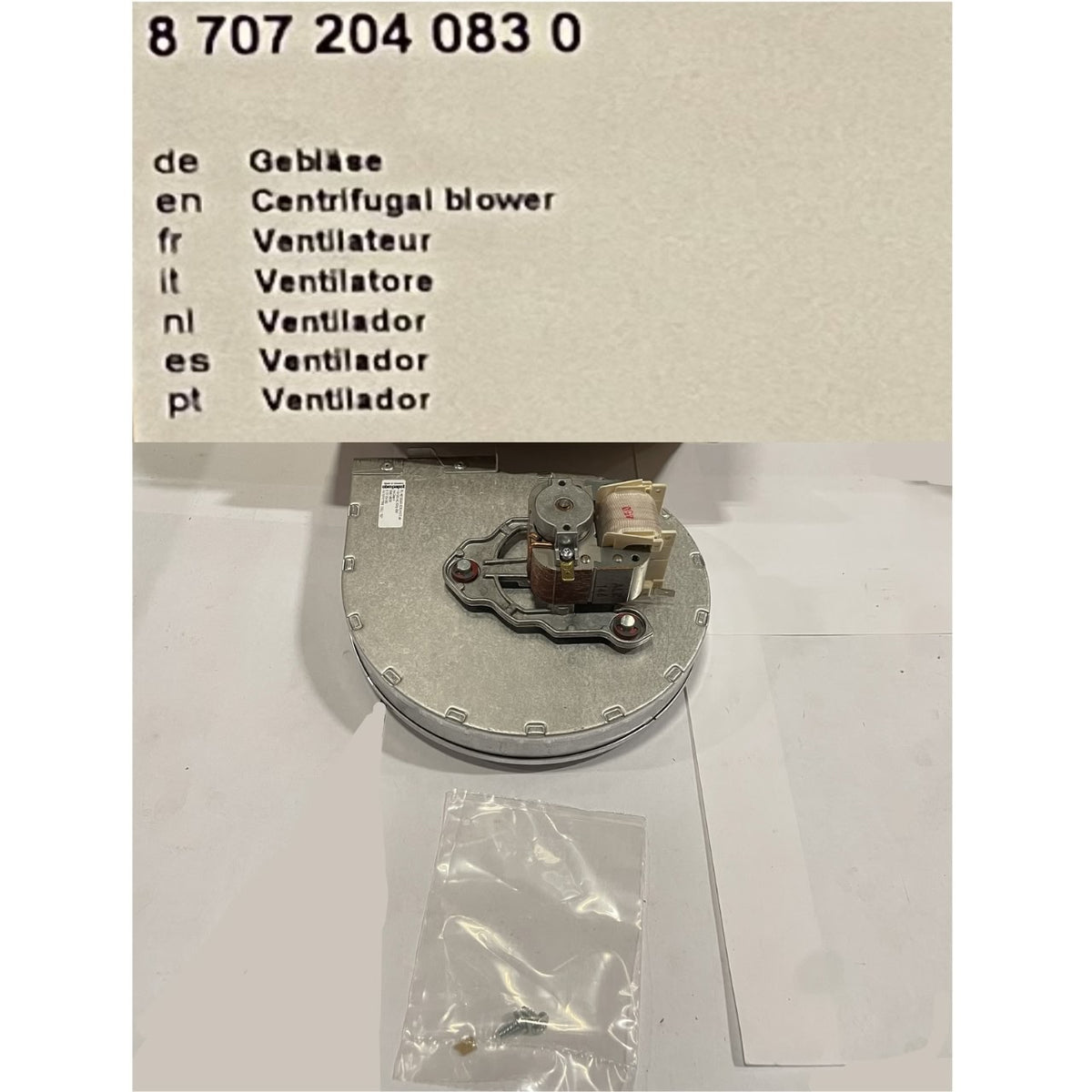 Bosch 87072040830 Centrifugal Blower