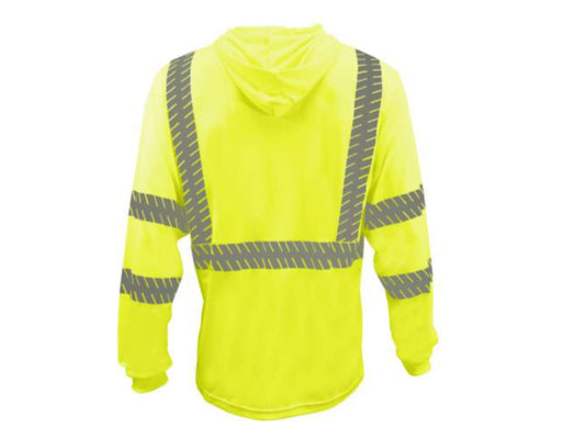 Cordova Safety V611M COR-BRITE® TYPE R, CLASS III, LIME MOISTURE, WICKING T-SHIRT
