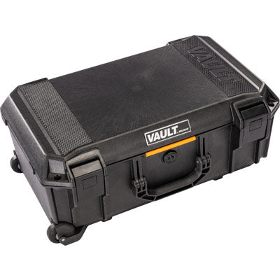 Pelican V525 Vault Rolling Case with Foam, Black