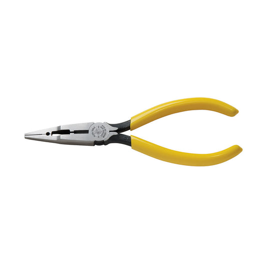 Klein Tools VDV026-049 Pliers, Connector Crimping Needle Nose, 7-Inch