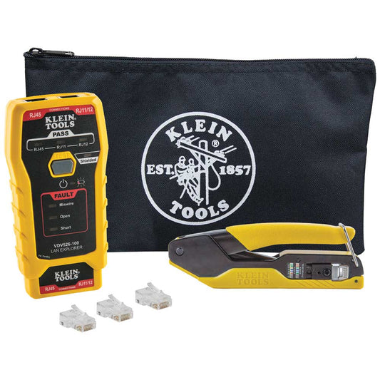 Klein Tools VDV026-813 Cable Installation Kit for Pass-Thru