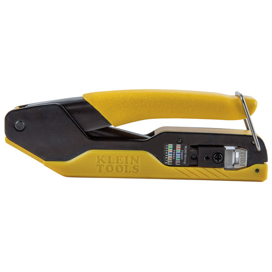 Klein Tools VDV226-005 Data Cable Crimping Tool for Pass-Thru, Compact