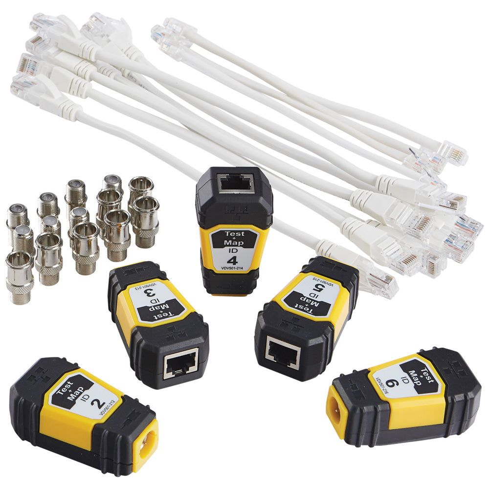 Klein Tools VDV770-850 Test + Map Remotes (#2 - #6) Upgrade Kit for Scout® Pro 3 Tester