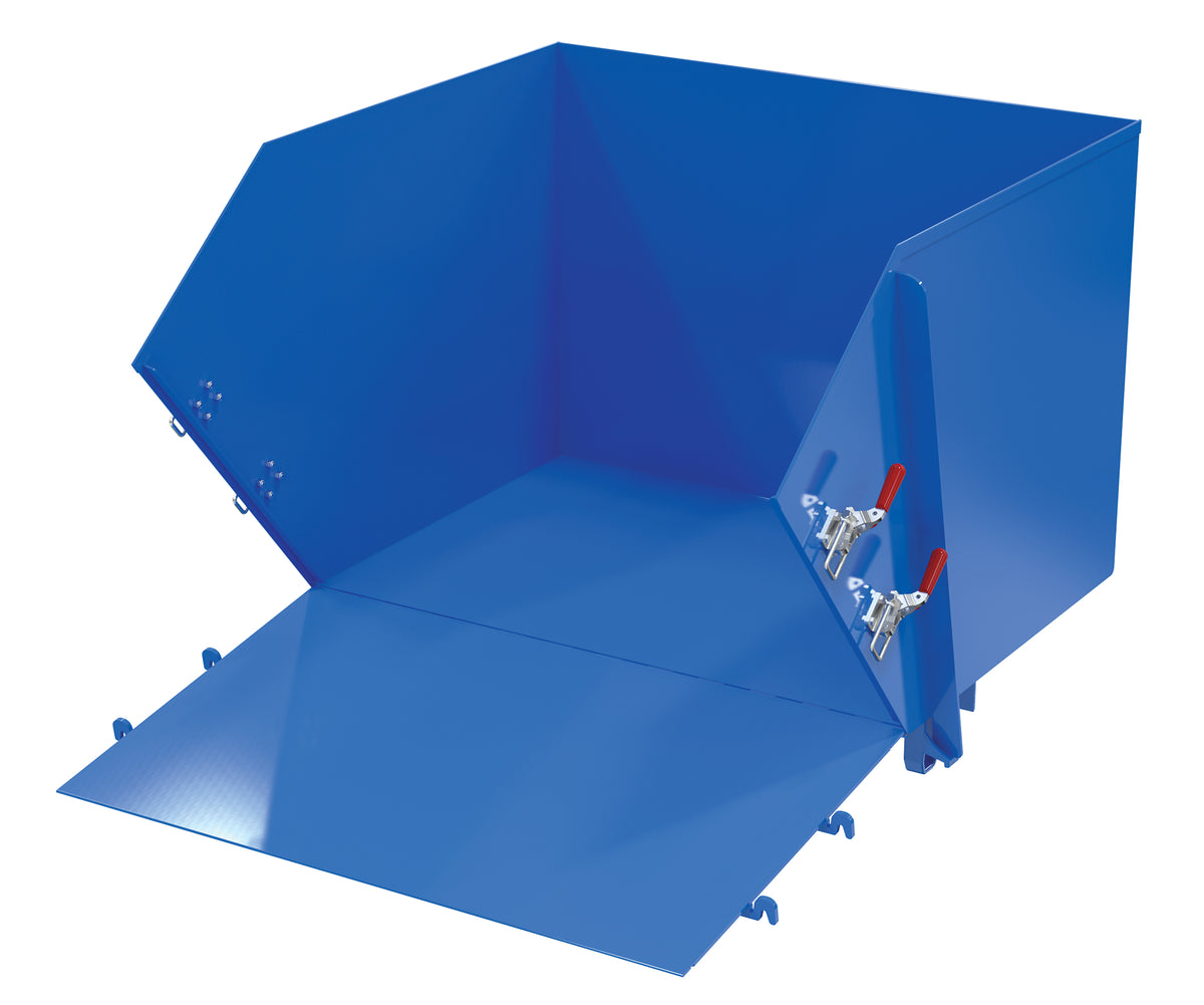Vestil HDROP-150-LD Light Duty Self-Dumping Hopper 1.5 Cubic Yard 2000 lb