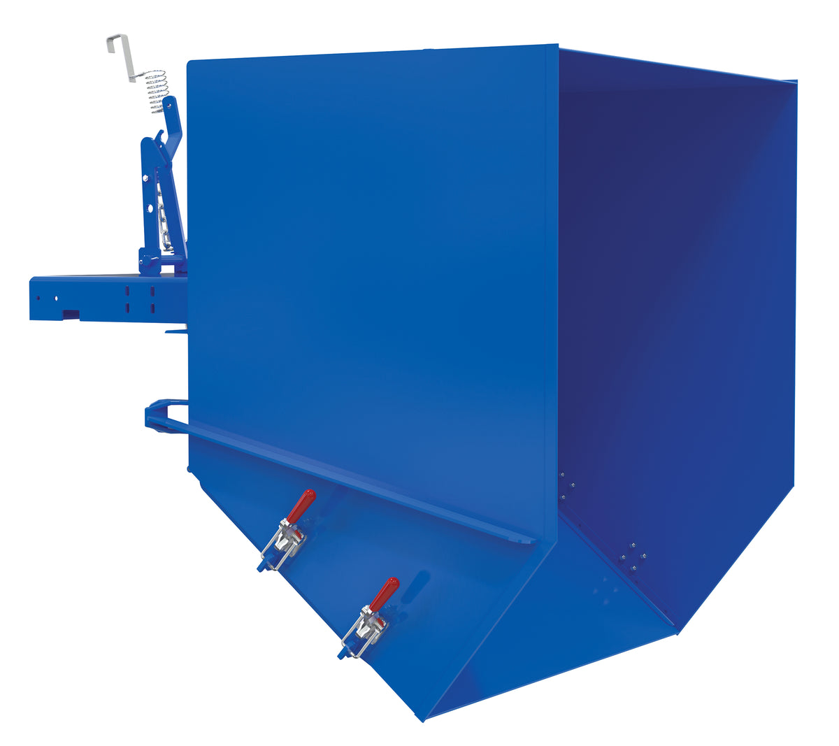 Vestil HDROP-150-LD Light Duty Self-Dumping Hopper 1.5 Cubic Yard 2000 lb