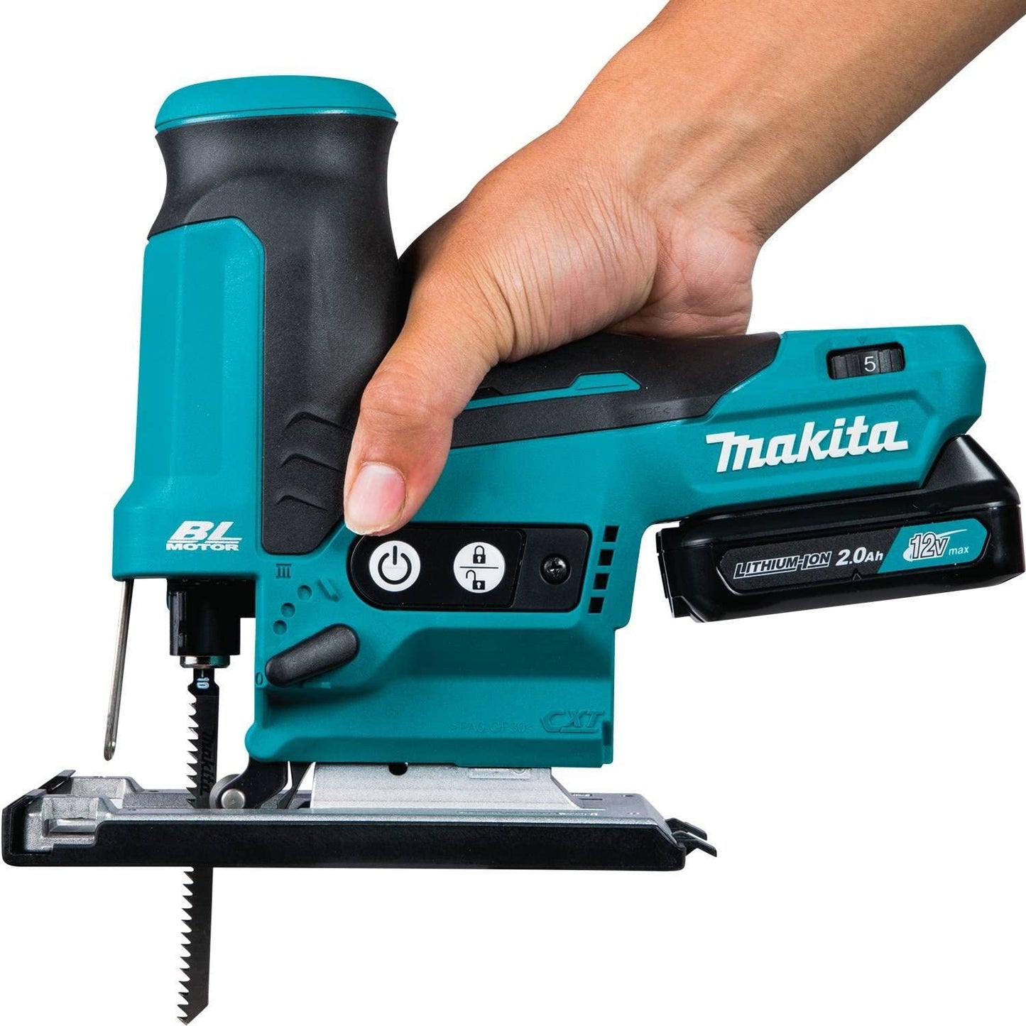 Makita VJ05R1J 12V max CXT® Lithium‘Ion Brushless Cordless Barrel Grip Jig Saw Kit (2.0Ah)