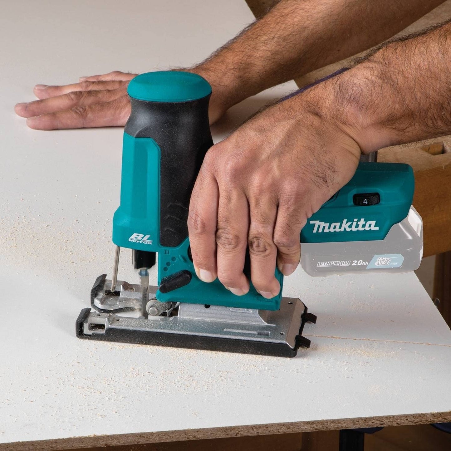 Makita VJ05Z 12V max CXT® Lithium‘Ion Brushless Cordless Barrel Grip Jig Saw, Tool Only